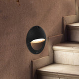 VONN 5" Modern VOS50128BL Low-Voltage 3-Watt ETL Certified Integrated LED Outdoor Steps Light Matte Black