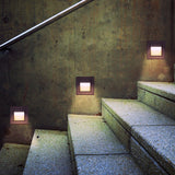 VONN 3.5" VOS55477BL Low-Voltage 2-Watt ETL Certified Integrated LED Outdoor Steps Light in Matte Black