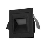VONN 3.5" VOS55477BL Low-Voltage 2-Watt ETL Certified Integrated LED Outdoor Steps Light in Matte Black