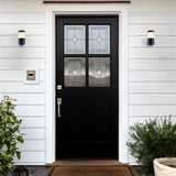 VONN 11" Modern VOW1756BL 5-Watt ETL Certified Integrated LED Outdoor Wall Sconce in Matte Black