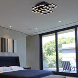 VONN Radium VRCF49103BL 28" ETL Certified Integrated LED Ceiling Lighting Rectangular Semi Flush in Black-VONN Lighting