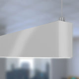 VONN Slim VSL4D10035KAL 1.3" 4 FT LED Direct Downlight Suspended /Surface Mount Linear Lighting, 100-277V, 41W, 3500K, Aluminum