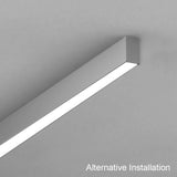 VONN Slim VSL4D10035KAL 1.3" 4 FT LED Direct Downlight Suspended /Surface Mount Linear Lighting, 100-277V, 41W, 3500K, Aluminum