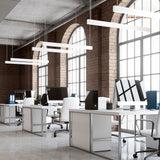 VONN Slim VSL4D10035KWH 1.3" 4 FT LED Direct Downlight Suspended /Surface Mount Linear Lighting, 100-277V, 41W, 3500K, White