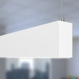 VONN Slim VSL4D10035KWH 1.3" 4 FT LED Direct Downlight Suspended /Surface Mount Linear Lighting, 100-277V, 41W, 3500K, White