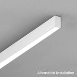 VONN Slim VSL4D10035KWH 1.3" 4 FT LED Direct Downlight Suspended /Surface Mount Linear Lighting, 100-277V, 41W, 3500K, White