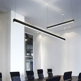 VONN Slim VSL4U25D7535KBL 1.3" 4 FT LED Semi-Direct Suspended Mount Linear Lighting, 100-277V, 41W, 3500K, Black