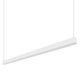 VONN Slim VSL4U25D7535KWH 1.3" 4 FT LED Semi-Direct Suspended Mount Linear Lighting, 100-277V, 41W, 3500K, White-VONN Lighting