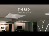 VONN T-Grid VTG4916SL35K 4 FT LED Recessed Linear Lighting Fixture 9/16" Slot, 100-277V, 20W, 3500K
