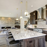 VONN Capri VCP2105AB 7" Integrated LED ETL Certified Height Adjustable Pendant Light with Glass Shade, Antique Brass