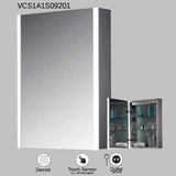 VONN VCS2A6S09201 Integrated LED Medicine Cabinet 19.5"W x 28"H x 5"D