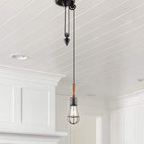 VONN Arden VVP24211ABZ 10" Industrial ETL Certified Pendant Light with LED Filament Bulb in Aged Bronze