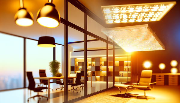 "Transform Your Workspace with Modern LED Office Lighting"