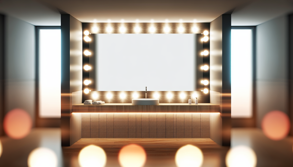 "Transform Your Bathroom with Elegant LED Vanity Lights"