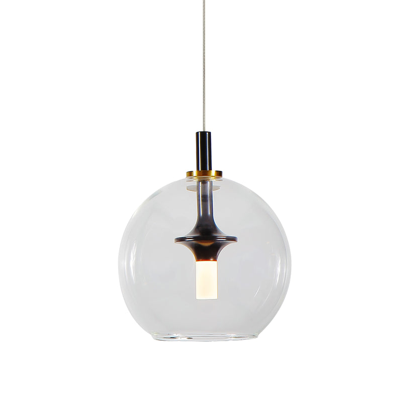 VONN Artisan Portofino VAP2161AB 7" Integrated LED ETL Certified Height Adjustable Pendant w/ Glass Shade