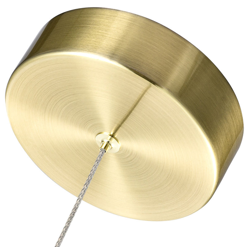 VONN Artisan Sienna VAP2181BRS 5" Integrated LED ETL Certified Height Adjustable Pendant Light, Brass