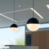 Artisan Ravello VAP2281BL 5" Integrated LED ETL Certified Height Adjustable Pendant w/ Globe Shade