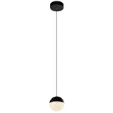 Artisan Ravello VAP2281BL 5" Integrated LED ETL Certified Height Adjustable Pendant w/ Globe Shade
