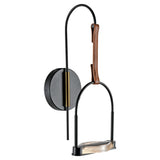 Artisan Ravenna VAW1231BL 8" Integrated LED ETL Certified Wall Sconce Light in Black