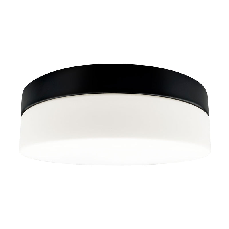 VONN Eco Line VEL13249CCT120DRBBL 13" Round 24W Integrated LED Flush Mount, ETL Certified, CCT Adjustable, Black