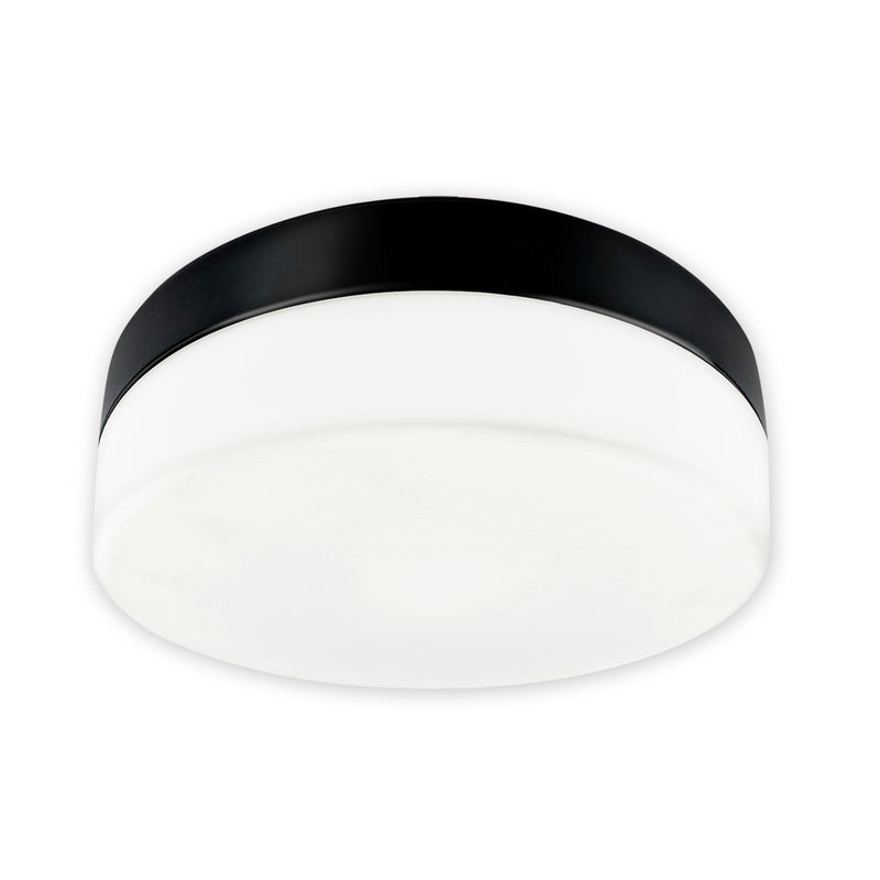 VONN Eco Line VEL13249CCT120DRBBL 13" Round 24W Integrated LED Flush Mount, ETL Certified, CCT Adjustable, Black
