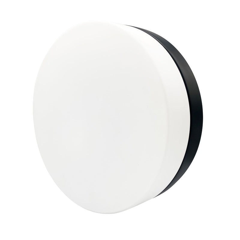 VONN Eco Line VEL13249CCT120DRBBL 13" Round 24W Integrated LED Flush Mount, ETL Certified, CCT Adjustable, Black
