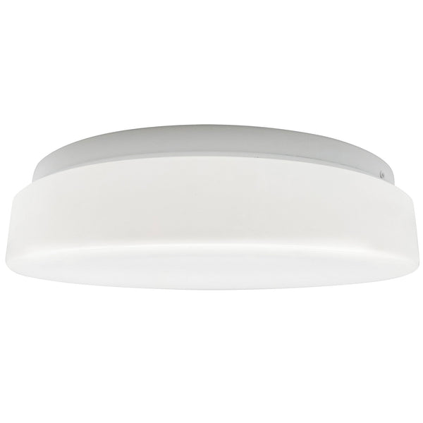 VONN Eco Line VEL15309CCT120DRAWH 15" Round 30W Integrated LED Flush Mount, ETL Certified, CCT Adjustable, White