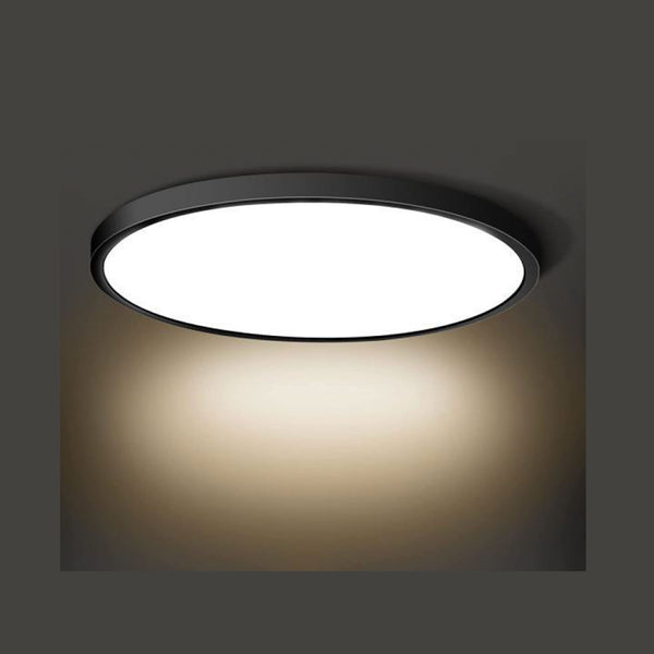 VONN Eco Line VEL16369CCT120DRABL 15.75" Round 36W Integrated LED Flush Mount, ETL Certified, CCT Adjustable, Black