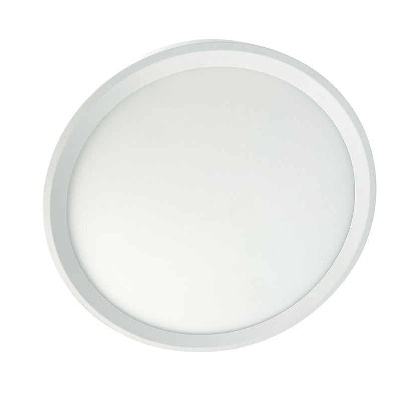 VONN Eco Line VEL512940K120DRF01WH 5" Round 12W Integrated LED Flush Mount, ETL Certified, White