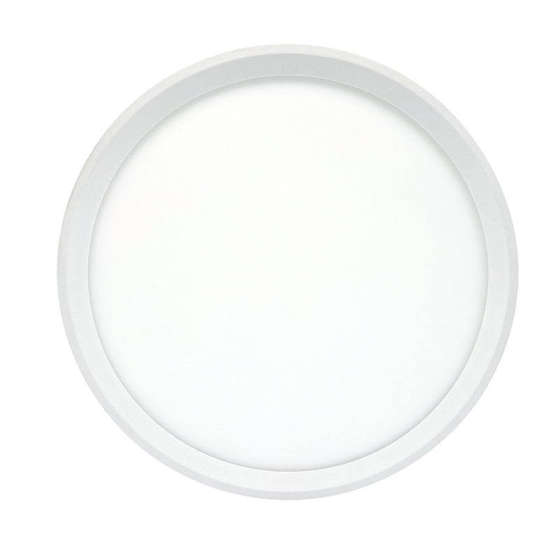 VONN Eco Line VEL512940K120DRF01WH 5" Round 12W Integrated LED Flush Mount, ETL Certified, White