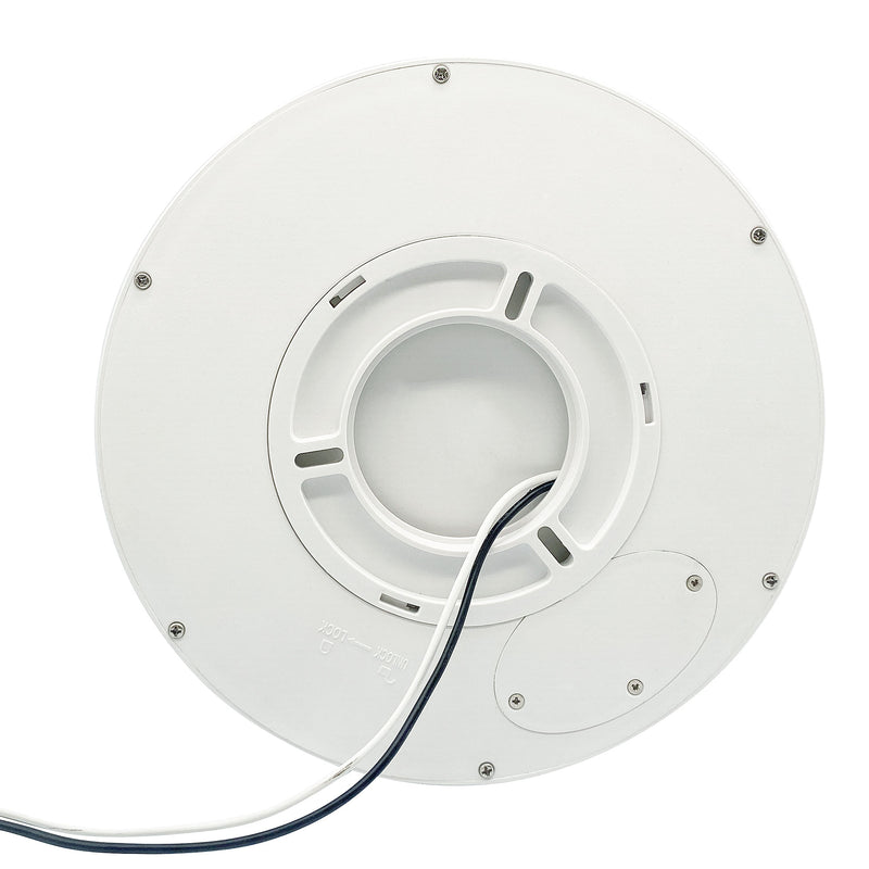 VONN Eco Line VEL512940K120DRF01WH 5" Round 12W Integrated LED Flush Mount, ETL Certified, White