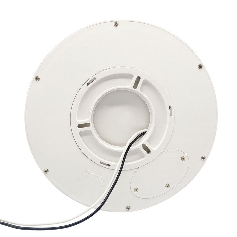 VONN Eco Line VEL512950K120DRF01WH 5" Round 12W Integrated LED Flush Mount, ETL Certified, White