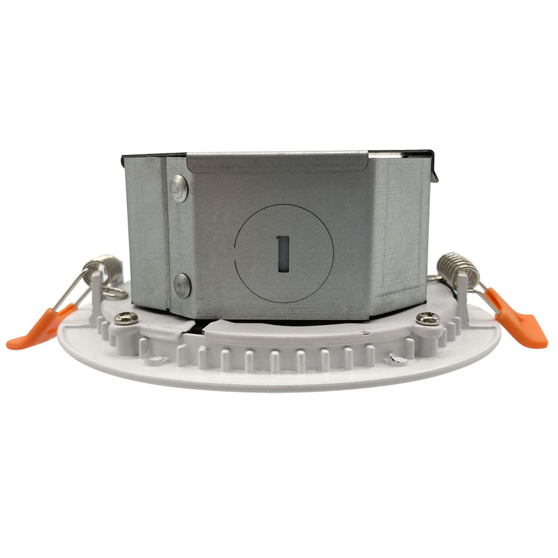 VONN Eco Line VEL512G9CCT120DR02WH 5" Round 12W Integrated LED Recessed Retrofit Downlight, ETL Certified, CCT Adjustable, White