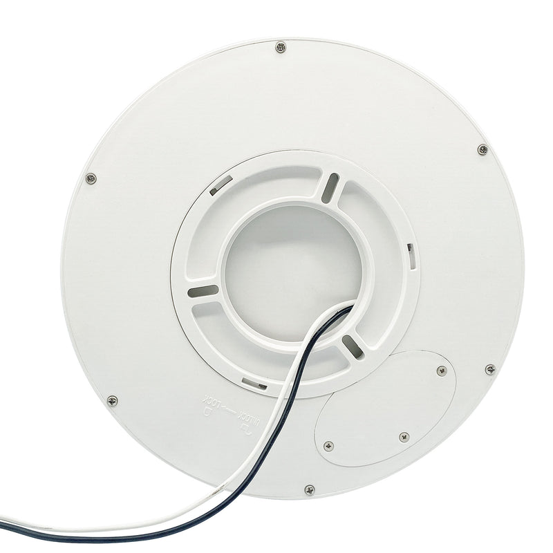VONN Eco Line VEL59950K120DRF01WH 5" Round 9W Integrated LED Flush Mount, ETL Certified