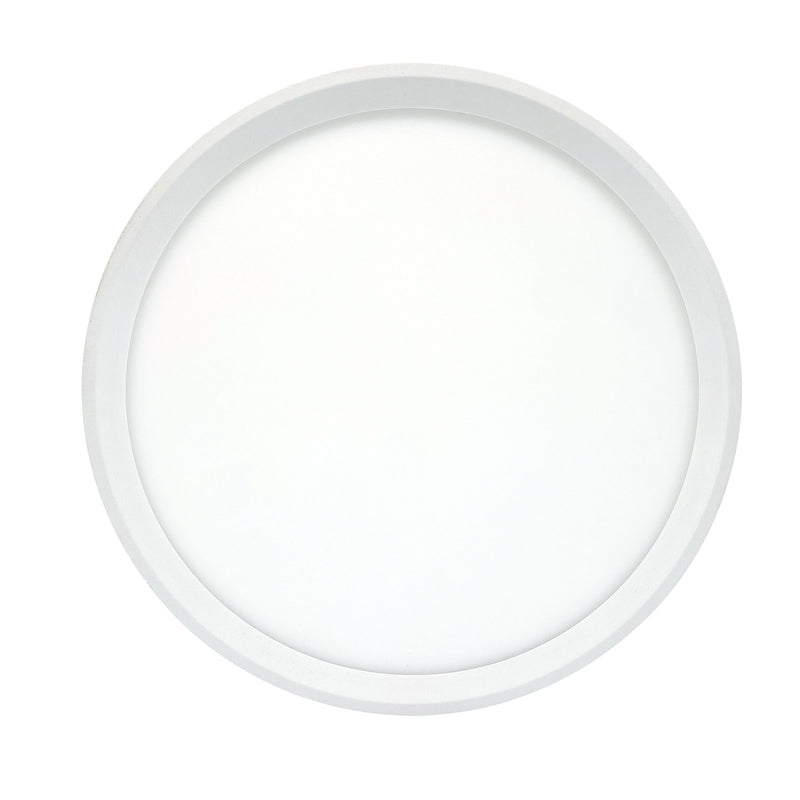 VONN Eco Line VEL818950K120DRF01WH 7.5" Round 18W Integrated LED Flush Mount, ETL Certified, White