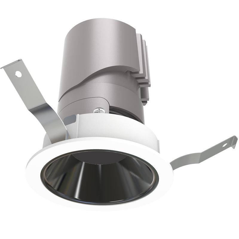 VELLA Hotel Line 2" ETL Certified Technical LED Downlight with Fixed Round Trim, VM050-VF51RF01