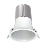VELLA Residential Line 4" ETL Certified Technical LED Downlight with Fixed Round Trim, VM070-VF72RF02
