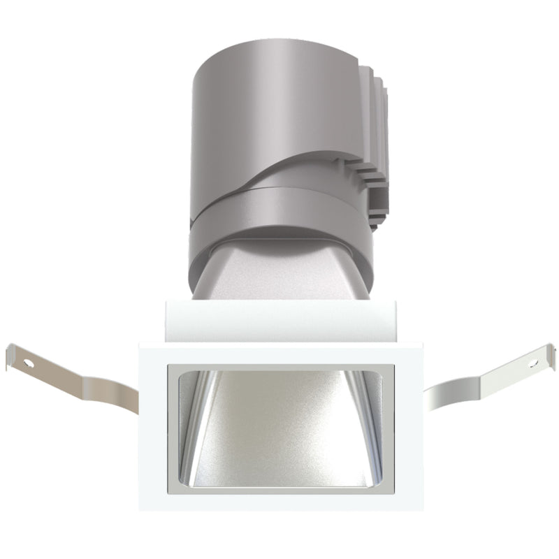 VELLA Deep Anti-Glare Line 5" ETL Certified Technical LED Downlight with Fixed Square Trim, VM090-VF94SF01