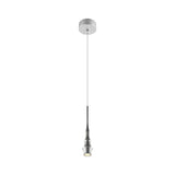 VONN Polaris VMP26610AL 5" ETL Certified Integrated LED Height Adjustable Pendant Light in Silver