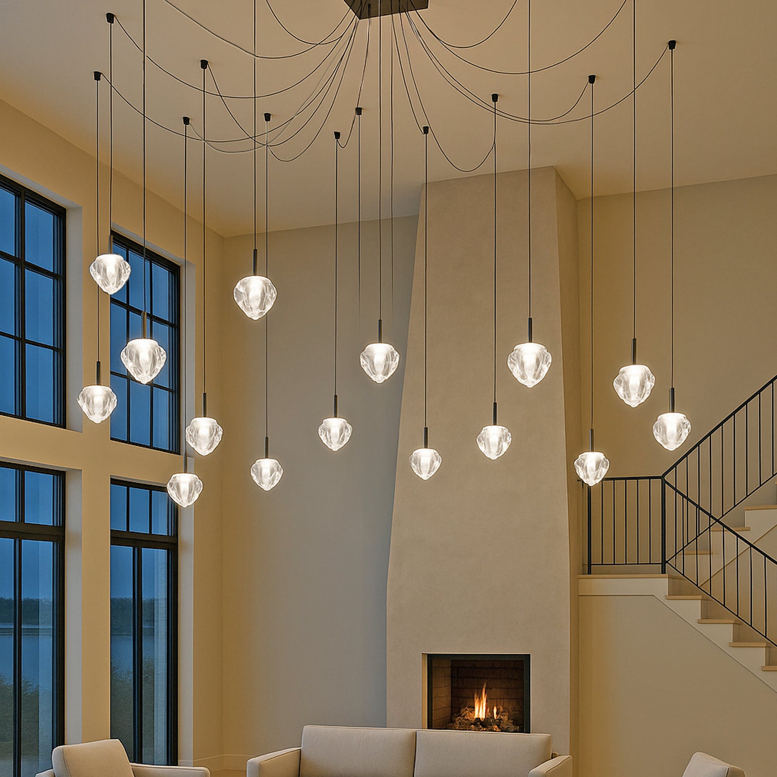 VONN VMT115BL Chandelier Height Adjustable Pendant - Bronze | VONN