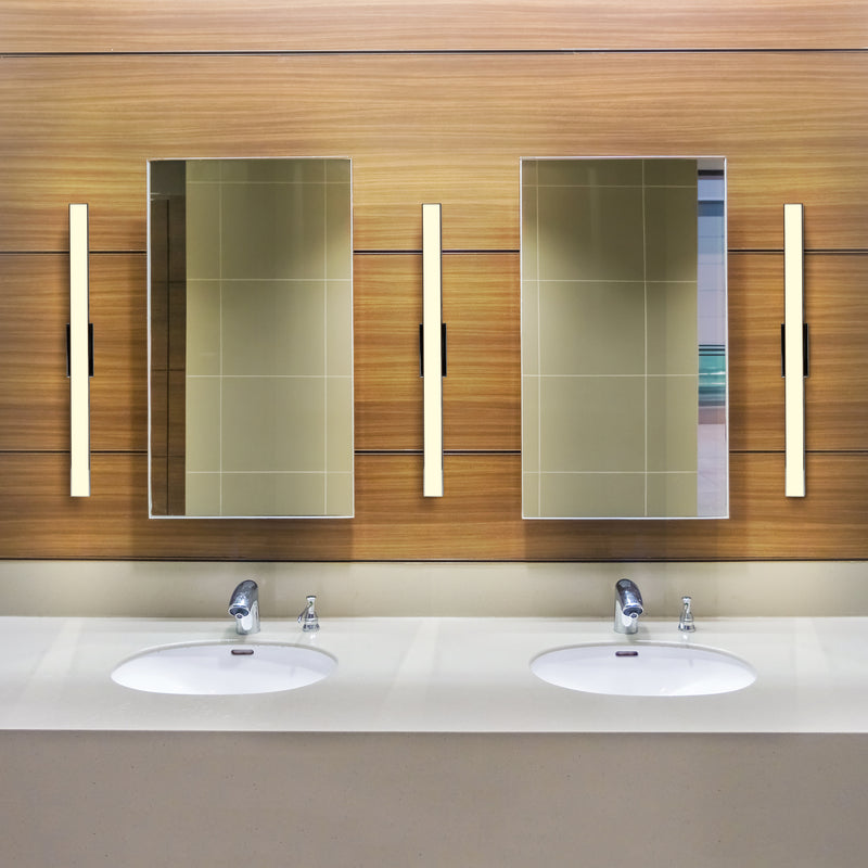 Procyon VMW11024CH 24" Integrated AC LED ADA Compliant ETL Certified Bathroom Wall Fixture in Chrome