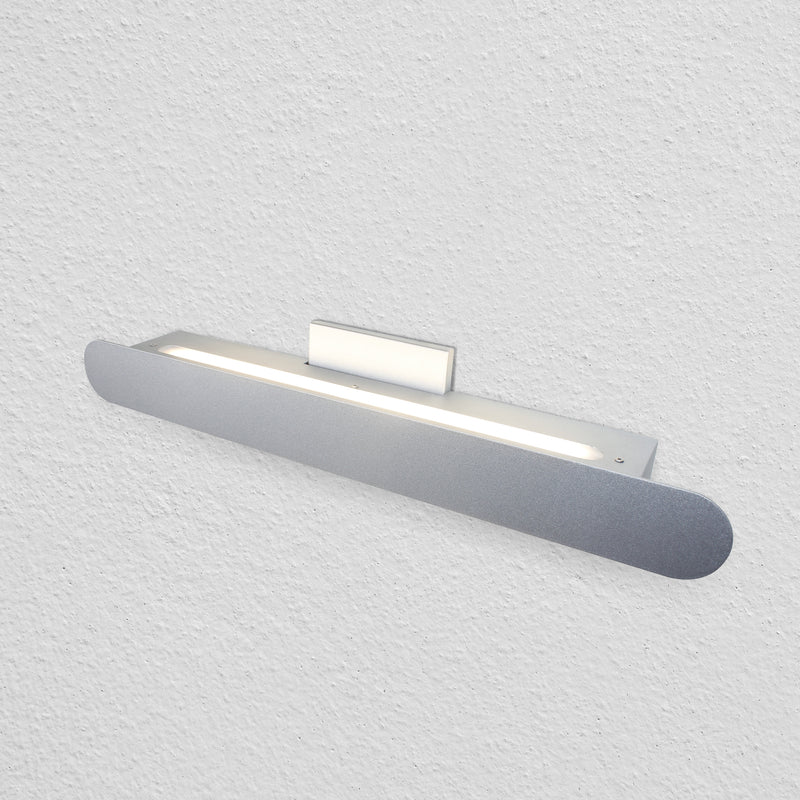 Scheddi VMW11100AL 22" Integrated LED ETL Certified ADA Bathroom Wall Lighting Fixture in Silver
