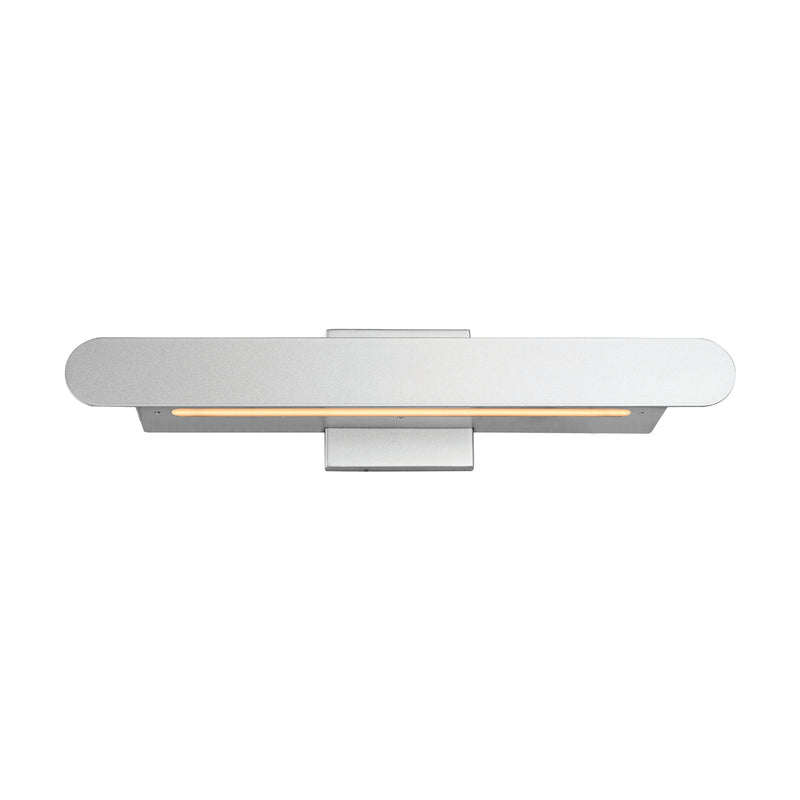 Scheddi VMW11100AL 22" Integrated LED ETL Certified ADA Bathroom Wall Lighting Fixture in Silver