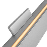 Scheddi VMW11100AL 22" Integrated LED ETL Certified ADA Bathroom Wall Lighting Fixture in Silver