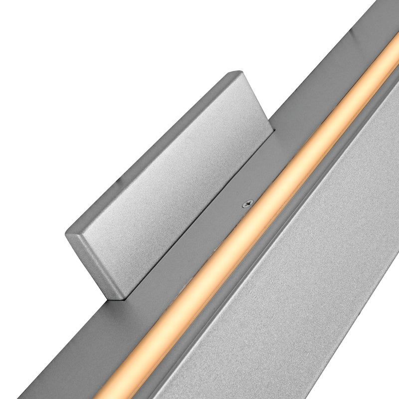 Scheddi VMW11100AL 22" Integrated LED ETL Certified ADA Bathroom Wall Lighting Fixture in Silver