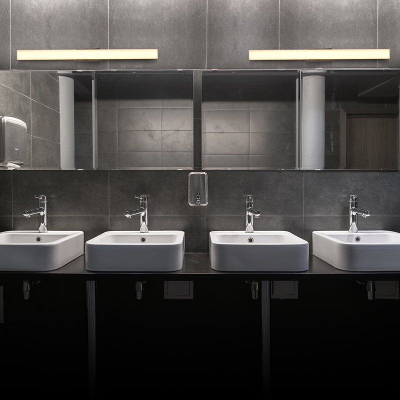 Procyon VMW11200CH 24" Integrated AC LED ADA Compliant ETL Certified Bathroom Wall Fixture in Chrome