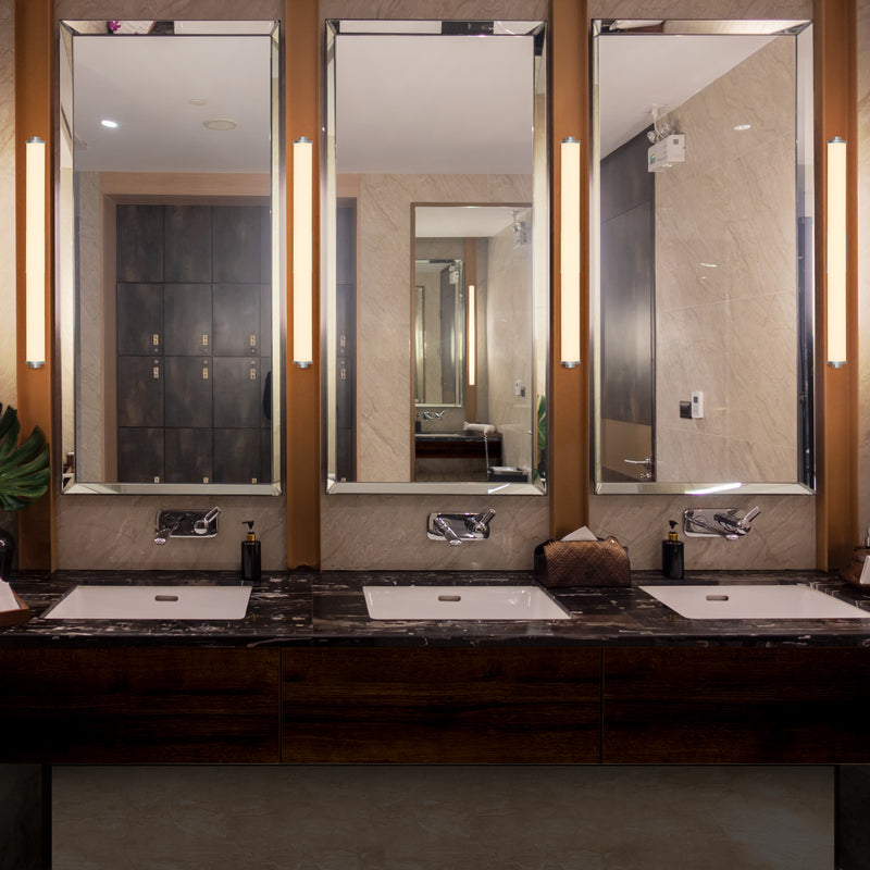 Procyon VMW11300AL 25" Integrated AC LED ADA Compliant ETL Certified Bathroom Wall Fixture in Silver