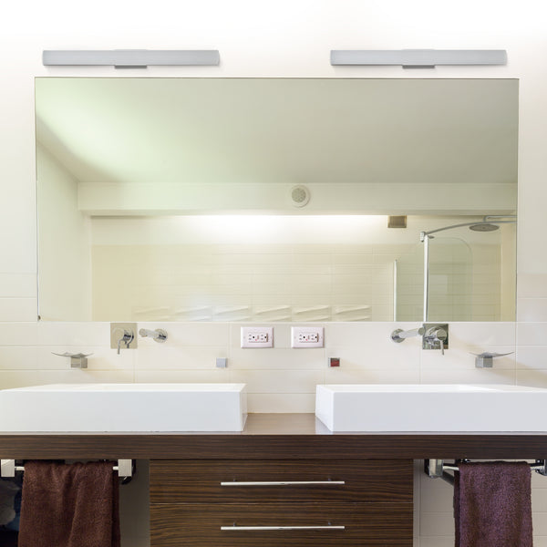 Procyon VMW11600SW 24" Integrated AC LED ADA Compliant ETL Certified Bathroom Wall Fixture in White