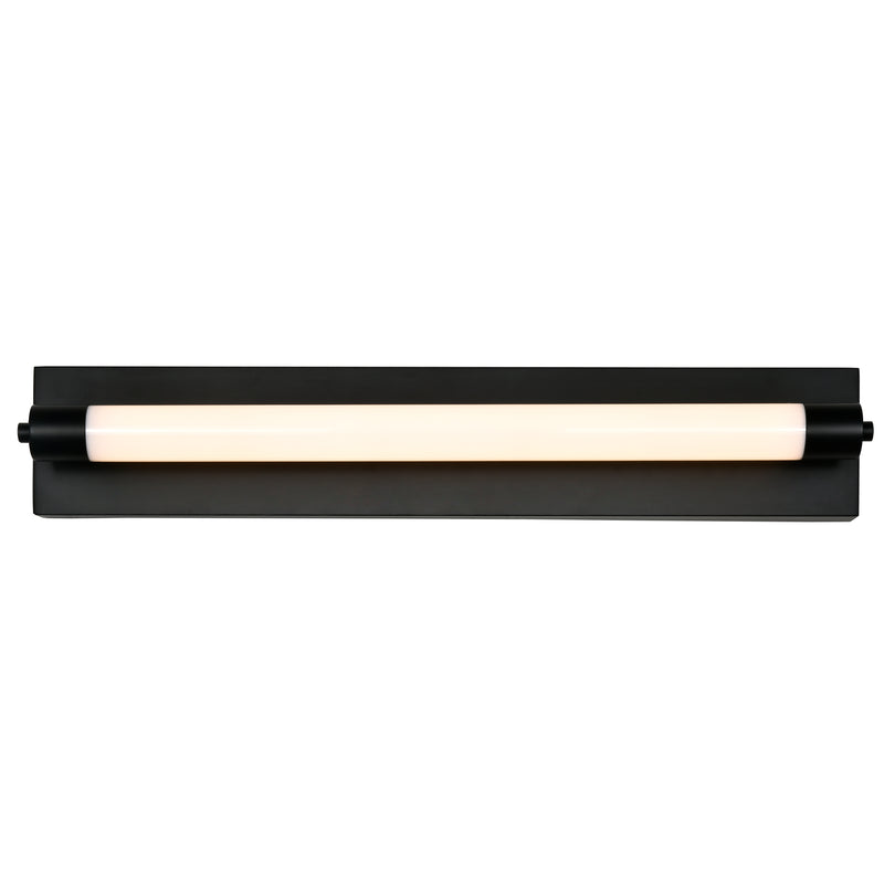 Procyon VMW11800BL 24" Integrated LED ADA Compliant ETL Certified Bathroom Wall Lighting Fixture, Black