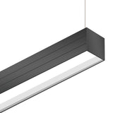 VONN VSL23ICCTADP SLIM 3.8"x2' Integrated LED Suspended Linear Lighting, 100-277V, CCT, Wattage and Light Distribution Adjustable-VONN Lighting